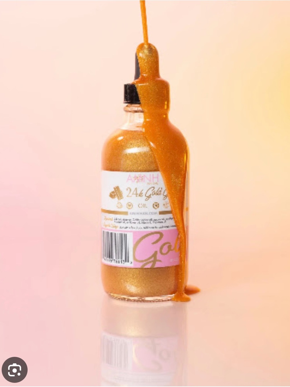 Aminnah 24 K Gold Glow Oil